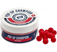 Бойлы Brain Champion Pop-Up Strawberry (клубника) 10mm 34g
