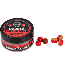 Бойлы Brain Double Balance Cranberry & Squid (клюква + кальмар) 10+8х12mm