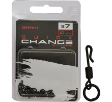Вертлюжок с застежкой Brain Quick Change With Ring #7 (10 шт/уп) SGCA-8021-7