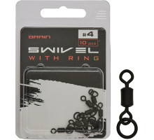 Brain Swivel With Ring #4 (10 pcs/pack) SGCA-8013-4