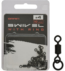 Вертлюжок Brain Swivel With Ring #4 (10 шт/уп) SGCA-8013-4