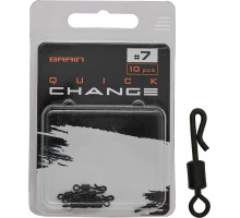 Вертлюжок с застежкой Brain Quick Change #7 (10 шт/уп) SGQS-8007-7