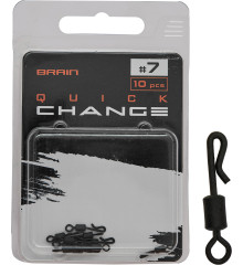 Swivel with fastener Brain Quick Change #7 (10 pcs/pack) SGQS-8007-7