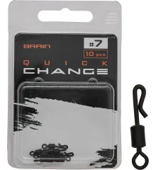 Вертлюжок с застежкой Brain Quick Change #7 (10 шт/уп) SGQS-8007-7