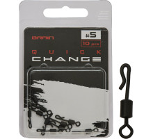 Swivel with fastener Brain Quick Change #5 (10 pcs/pack) SGQS-8007-5