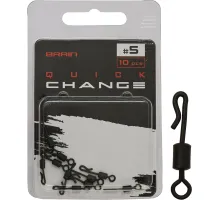 Вертлюжок с застежкой Brain Quick Change #5 (10 шт/уп) SGQS-8007-5