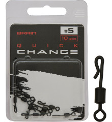 Swivel with fastener Brain Quick Change #5 (10 pcs/pack) SGQS-8007-5