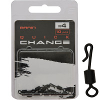 Swivel with fastener Brain Quick Change #4 (10 pcs/pack) SGQS-8007-4