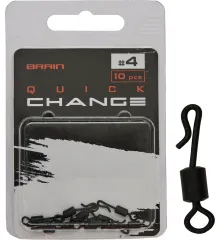 Вертлюжок с застежкой Brain Quick Change #4 (10 шт/уп) SGQS-8007-4