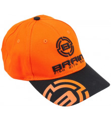 Brain cap 56 c: black / orange