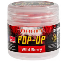 Boilies Brain Pop-Up F1 Wild Berry (strawberry) 8mm 20g