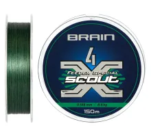 Cord Brain Scout 4X 150m (deep green) 0.148mm 8.6kg