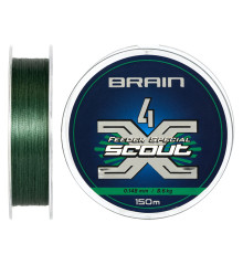 Шнур Brain Scout 4X 150m (deep green) 0.148mm 8.6kg