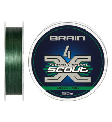 Шнур Brain Scout 4X 150m (deep green) 0.163mm 9.8kg