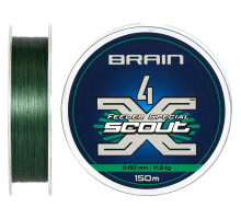 Cord Brain Scout 4X 150m (deep green) 0.183mm 11.9kg