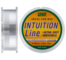 Волосінь Brain Intuition 50m 0,185 mm #1,2 2,9 kg 6,4 lb ц.: clear