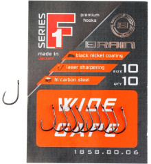 Гачок Brain F1 Wide Gape #12 (10 шт/уп)