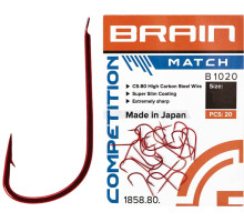 Крючок Brain Match B1020 #16 (20 шт/уп) ц:red