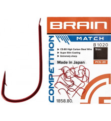 Крючок Brain Match B1020 #14 (20 шт/уп) ц:red
