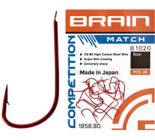 Гачок Brain Match B1020 #12 (20 шт/уп) ц:red