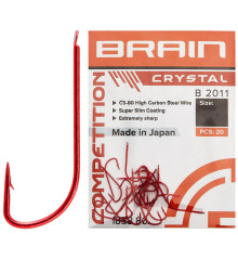 Гачок Brain Crystal B2011 #10 (20 шт/уп) ц:red