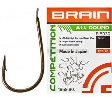 Гачок Brain All Round B5030 #12 (20 шт/уп) ц:bronze