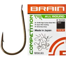Гачок Brain All Round B5030 #10 (20 шт/уп) ц:bronze