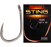 Brain Sting Classic Wide Gape Hook #1 (8 pcs/pack)