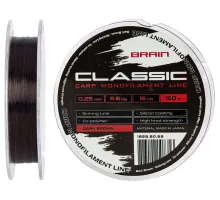 Волосінь Brain Classic Carp Line (dark brown) 150m 0.25mm 15lb 6.6kg