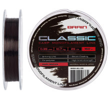 Волосінь Brain Classic Carp Line (dark brown) 150m 0.35mm 25lb 10.7kg