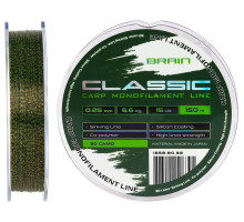 Line Brain Classic Carp Line 3D (camo) 150m 0.25mm 15lb 6.6kg