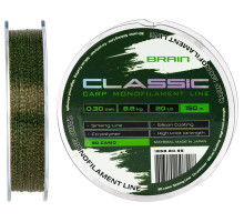 Волосінь Brain Classic Carp Line 3D (camo) 150m 0.30mm 20lb 8.8kg