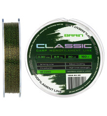 Леска Brain Classic Carp Line 3D (camo) 150m 0.30mm 20lb 8.8kg