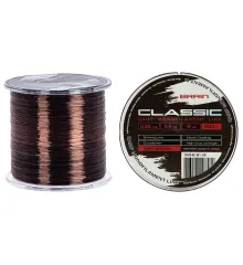 Леска Brain Classic Carp Line (dark brown) 600m 0.25mm 15lb 6.6kg