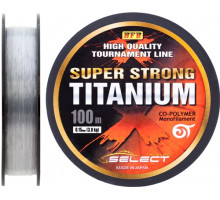 Волосінь Select Titanium 100m 0.15mm 3.8kg (Steel)
