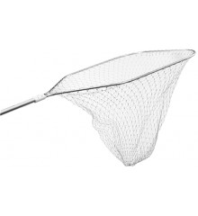 Select landing net, medium aluminum Handle length - 120 cm, Dimensions (H / W) - 55/55 cm