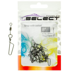 Вертлюжок с застежкой Select SF0037 size 2, 10 шт.