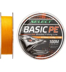 Шнур Select Basic PE Orange 150m 0.20mm 28lb/12.7kg