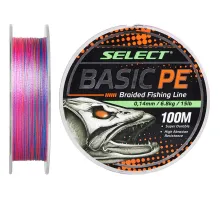 Шнур Select Basic PE Multicolor 150m 0.22mm 30lb/13.6kg