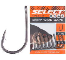 Select Carp Wide Gape 4 Hook, 10 / pack