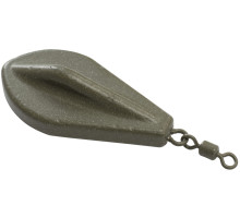 Sinker Orange Trilobe Lead Glider with swivel 99g