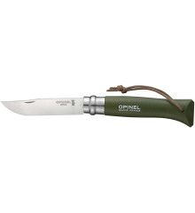 Opinel Trekking knife No. 8 Inox. Green color