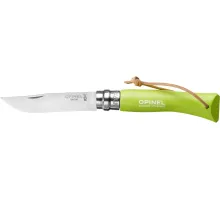 Knife Opinel No. 7 Inox Trekking light green