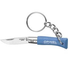 Ніж Opinel Keychain №2 Inox. Колір - блакитний