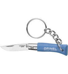 Нож Opinel Keychain №2 Inox. Цвет - голубой