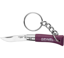 Ніж Opinel Keychain №2 Inox. Колір - фіолетовий