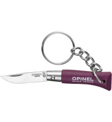 Нож Opinel Keychain №2 Inox. Цвет - фиолетовый