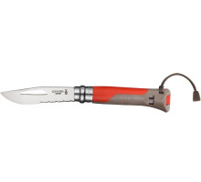 Knife Opinel No. 8 Outdoor earth-red