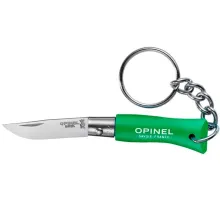 Ніж Opinel Keychain №2 Inox. Колір - зелений