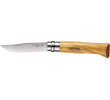 Opinel knife #8 Inox. Handle - olive wood